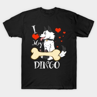 Dingo T-Shirt - I Love My Dingo T-Shirt